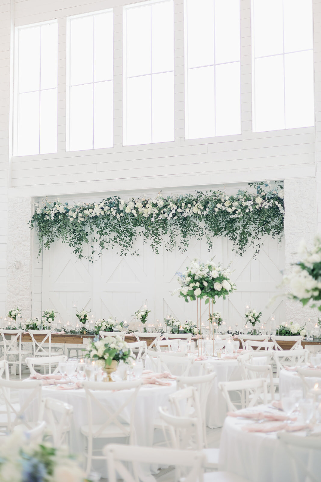indoor wedding reception seating option
