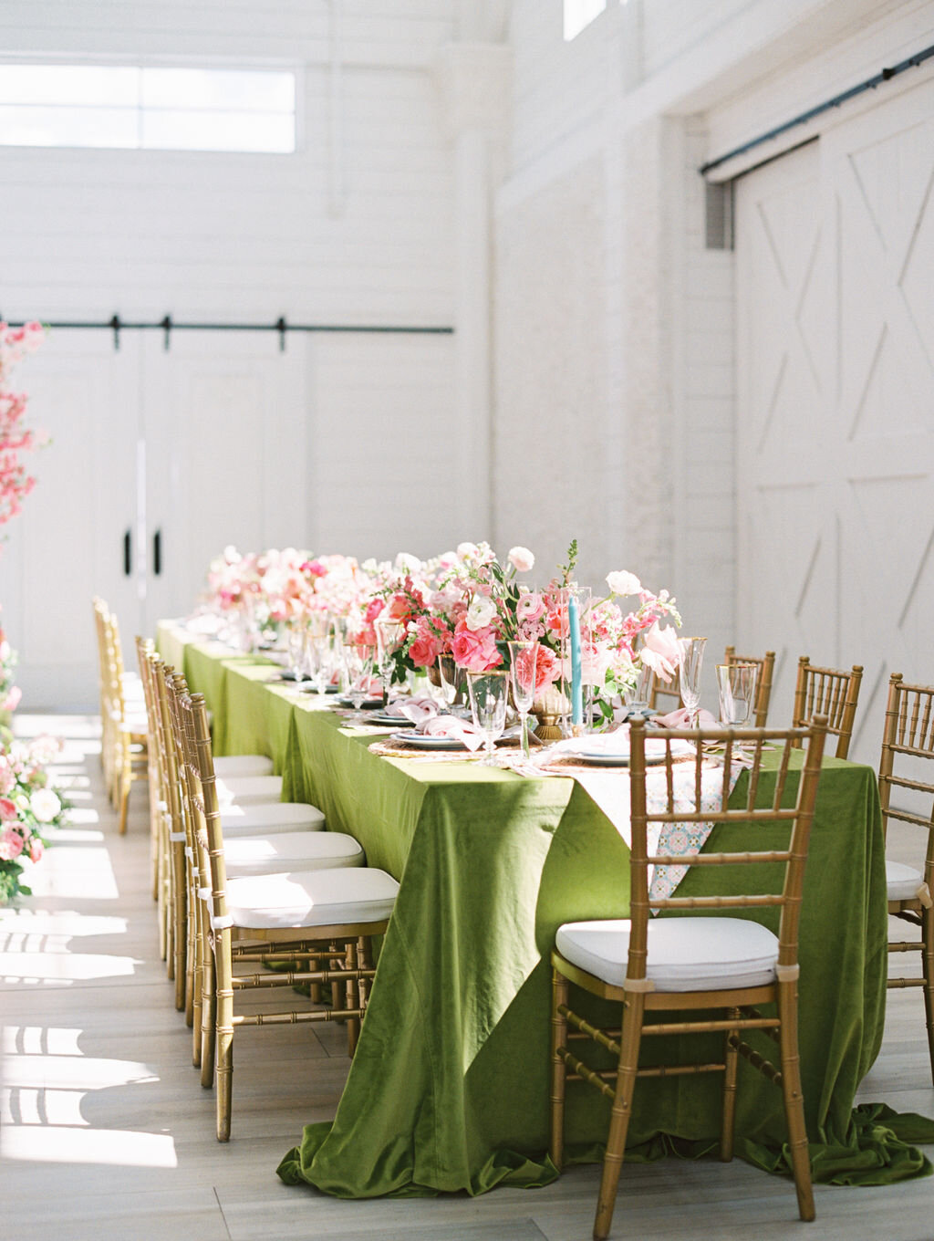 indoor wedding reception seating